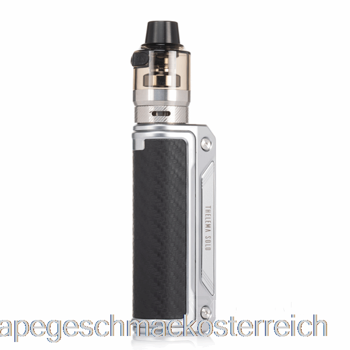Lost Vape Thelema Solo 100 W Starterkit SS / Kohlefaser-Vape-Geschmack